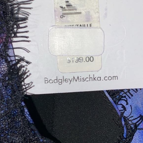 NWT BELLE BADGLEY MISCHKA DRESS SIZE 12 HALTER  STYLE LACE BOHEMIAN CLASSY DRESS - Picture 3 of 12